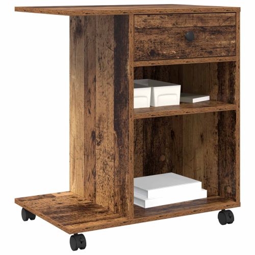 Стойка за принтер Старо дърво 60 x 40 x 68.5 см Инженерно дърво