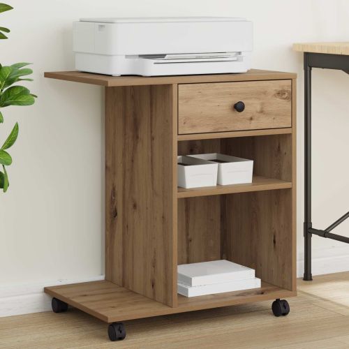 Стойка за принтер Дъб Артизан 60 x 40 x 68.5 см Инженерно дърво