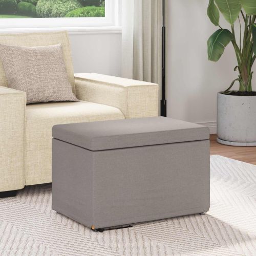 Стук Таупе 61 x 41 x 40 см Текстил и конструирано дърво