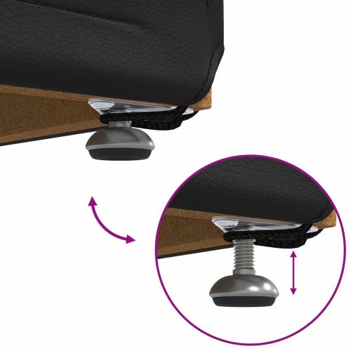 Стук Черно 61 x 41 x 40 см Искусствена и инженерна дървесина