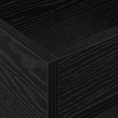 Крайна масичка 2 pcs Черния дъб 30 x 30 x 56 см Инженерно дърво