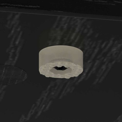 Крайна масичка 2 pcs Черния дъб 30 x 30 x 56 см Инженерно дърво