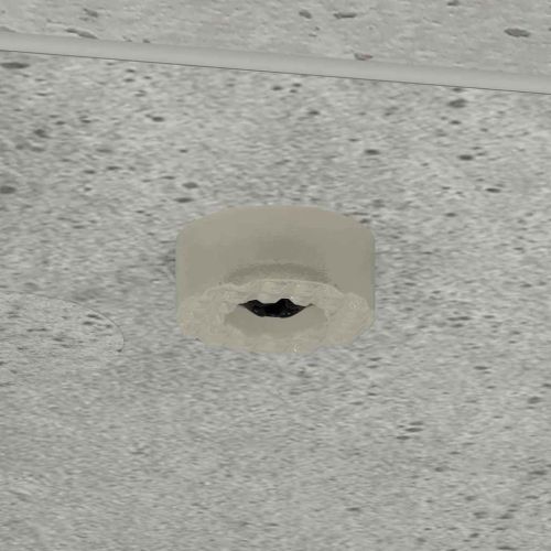 Крайна масичка Циментено сиво 30 x 30 x 56 см Инженерно дърво