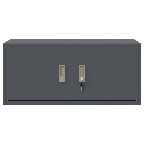 Шкаф за съхранение Антрацит 90 x 40 x 40 см Стомана