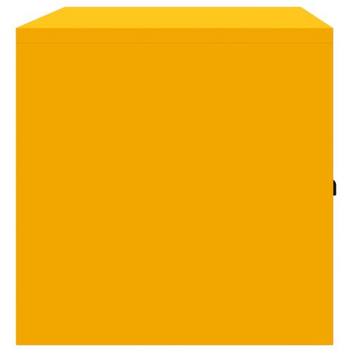 Шкаф за съхранение Горчично жълто 90 x 40 x 40 см Стомана
