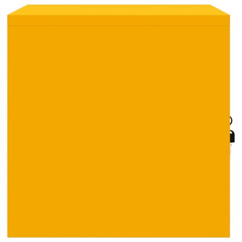Шкаф за съхранение Горчично жълто 60 x 40 x 40 см Стомана