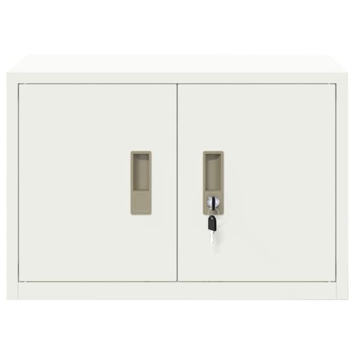 Шкаф за съхранение Бял 60 x 40 x 40 см Стомана