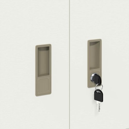 Шкаф за съхранение Бял 60 x 40 x 40 см Стомана