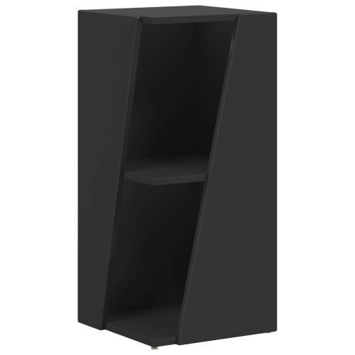 Странична рафт Черно 33 x 32 x 70,5 см Инженерно дърво