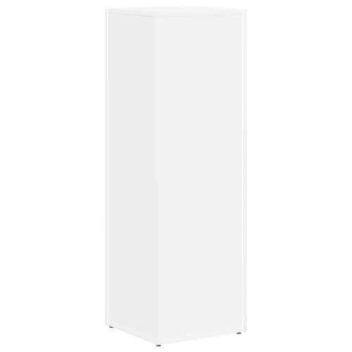 Странична рафт Бяло 33 x 32 x 100,5 см Инженерно дърво