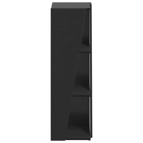 Странична рафт Черно 33 x 32 x 100,5 см Инженерно дърво