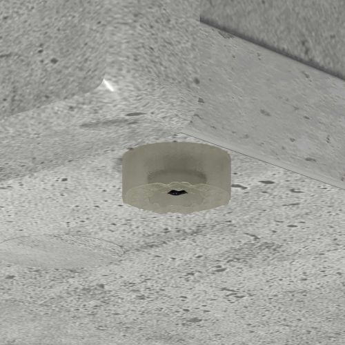 Странична рафт Циментено сиво 33 x 32 x 100,5 см