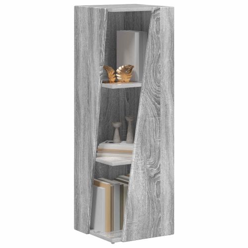 Странична рафт Сив Сонома 33 x 32 x 100,5 см Инженерно дърво