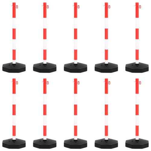 Комплект сигнални колчета с 10 м пластмасова верига