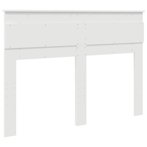 Облегалка за глава Бяло 150 cm Инженерно дърво