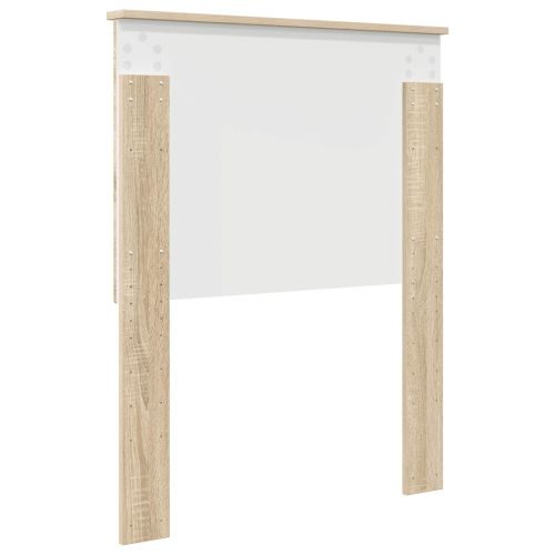 Облегалка за глава с таблото Сонома дъб 75 cm Инженерно дърво