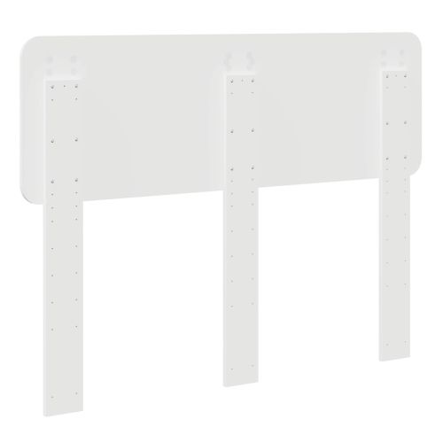 Облегалка за глава с таблото Бяло 135 cm Инженерно дърво