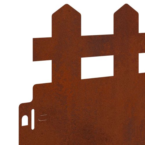 Ограничители за тревни площи 10 pcs Ръждясало