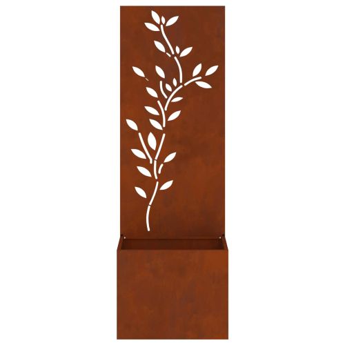 Екран за градинска неприкосновеност Ръждясало 50 x 140 cm