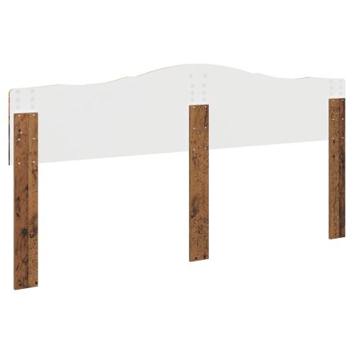 Облегалка за глава с таблото Старо дърво 200 cm Инженерно дърво