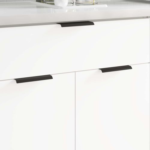 Дръжка 12 pcs Черно 120 x 39.6 x 17 мм Алуминий