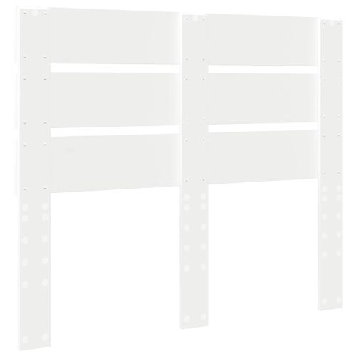 Облегалка за глава Бяло 135 cm Инженерно дърво