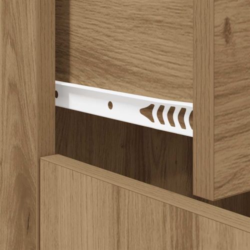 Сайдборд, дъб артизан, 60x30x75 см, инженерно дърво