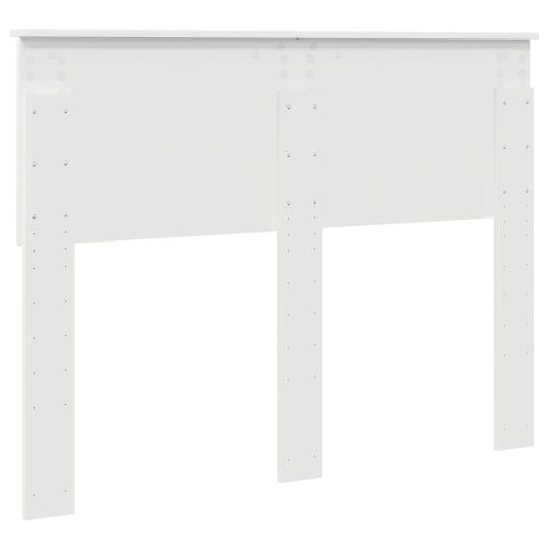 Облегалка за глава с таблото Бяло 135 cm Инженерно дърво