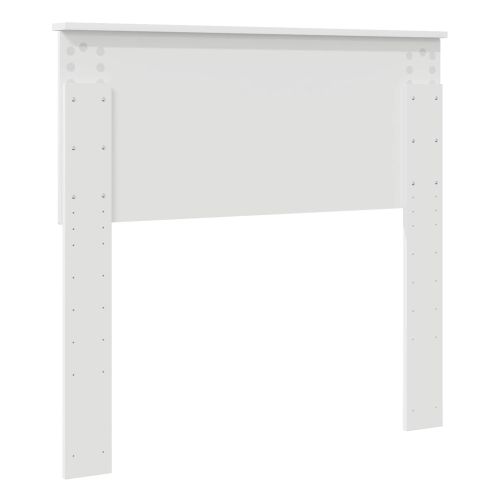 Облегалка за глава Бяло 75 cm Инженерно дърво