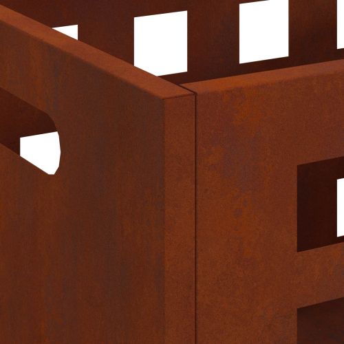 Огнище Кафяво 50 x 30 x 40 см Стомана