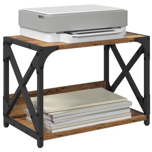 Стойка за принтер Старо дърво 44 x 26 x 31.5 см Инженерно дърво