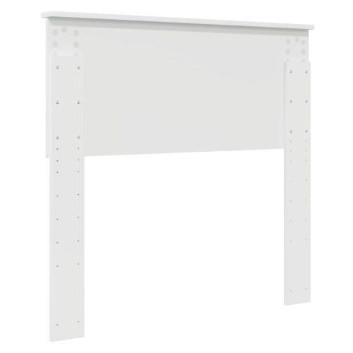 Облегалка за глава с таблото Гланц бяло 90 cm Инженерно дърво