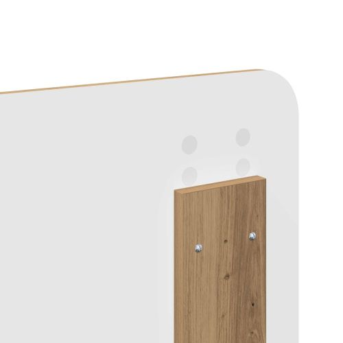 Облегалка за глава Дъб 135 cm Инженерно дърво