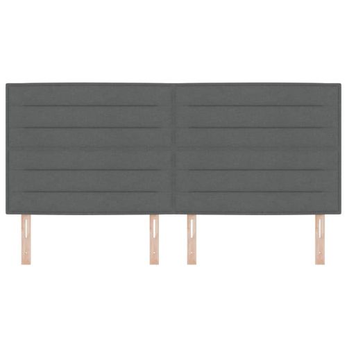 LED глава С LED лентисти светлини Тъмен сив 200 cm Полиестер