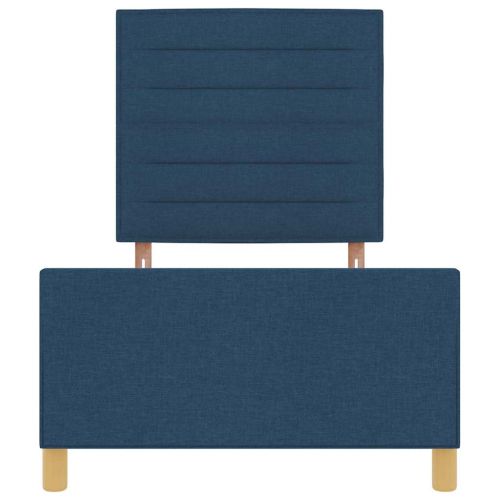 Рамка за легло с таблото Синьо 90 x 190 cm текстил