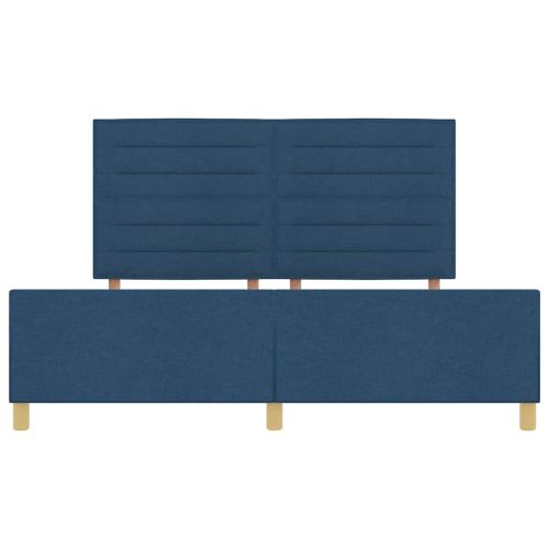 Рамка за легло с таблото Синьо 180 x 200 cm текстил