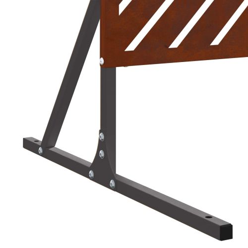 Екран за уединение Сив 100 x 50 x 180 см Стомана