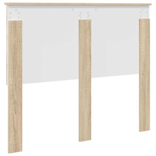 Облегалка за глава Сонома дъб 135 cm Инженерно дърво