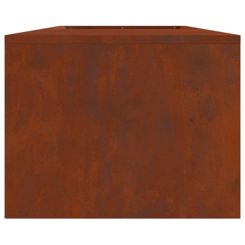 Огнище Кафяво 160 х 45 х 35 см Стомана