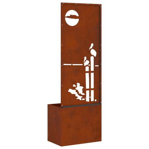 Екран за градинска неприкосновеност Ръждясало 50 x 32 x 150 см