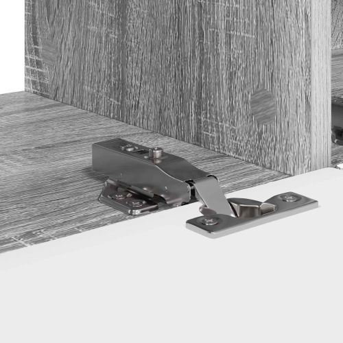 TV стенен шкаф 2 pcs Сив Сонома 98 x 31 x 29,5 см