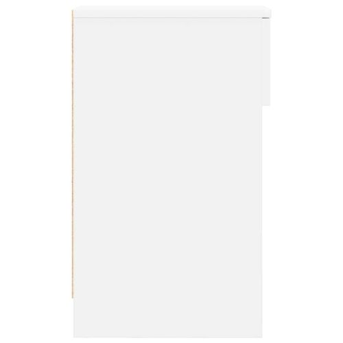 Нощно шкафче с чекмедже в бяло 20x36x60 cm