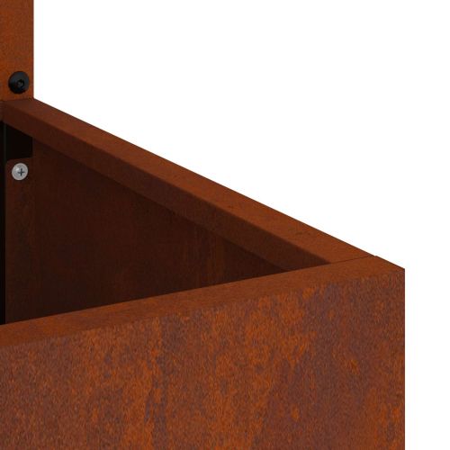 Екран за градинска неприкосновеност Ръждясало 50 x 140 cm