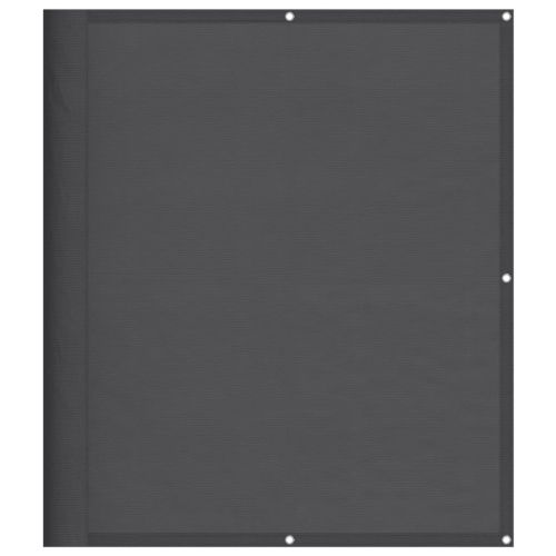Балконски параван антрацит 120x800 см 100% полиестер оксфорд
