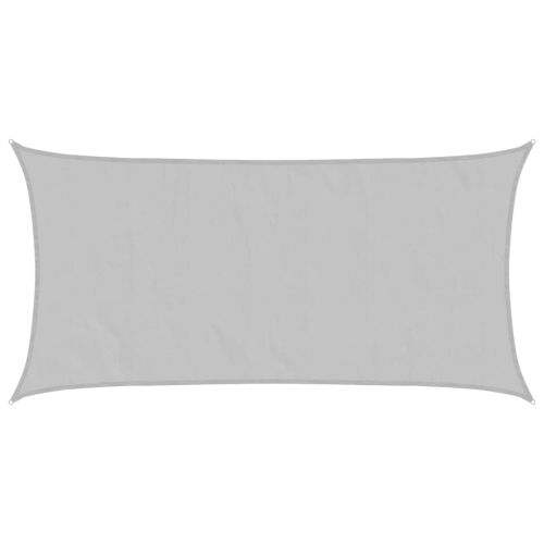 Слънцезащитно платно светлосиво 4x2 м 100% полиестер Оксфорд