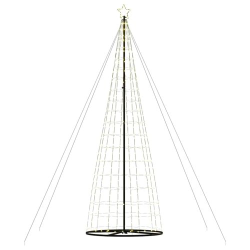 LED коледна елха 1534 светодиода топло бяло 500 см