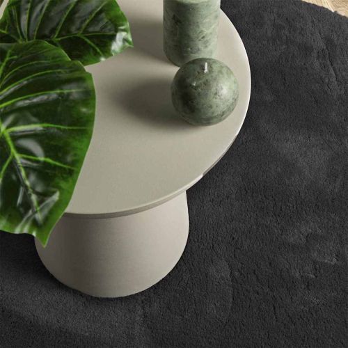 Килими за помещение HUARTE Черно 80 x 150 cm Полиестер