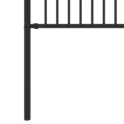 Ограда с Spike пръстен Черно 200 x 130 см