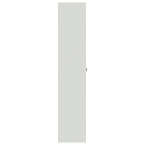 Шкаф за папки светлосив 105x40x180 см стомана