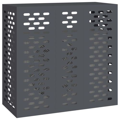 Покритие за климатик Антрацит 110 x 50 x 105 см Стомана